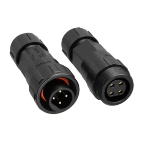 M16 4Pin Waterproof Connector 10A Screw Locking IP68 for Automation