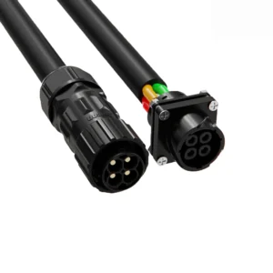 M28 4 Pin Waterproof Connector 60A Bayonet Locking IP67 for Power Systems