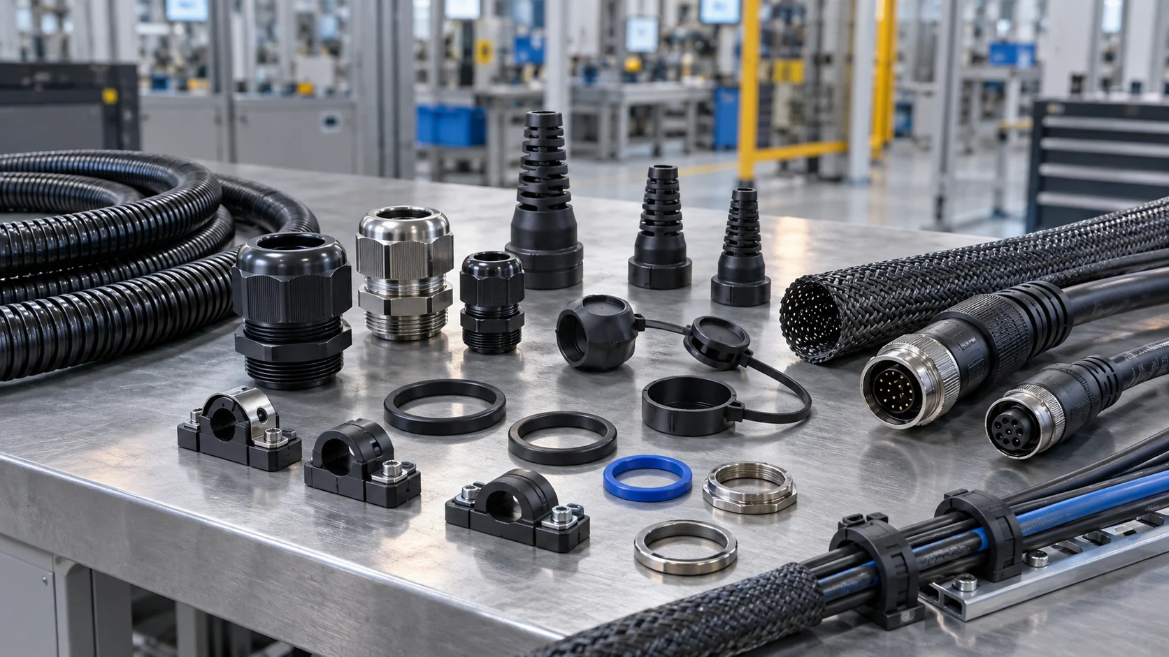 Industrial Cable Management Accessories for OEM Systems